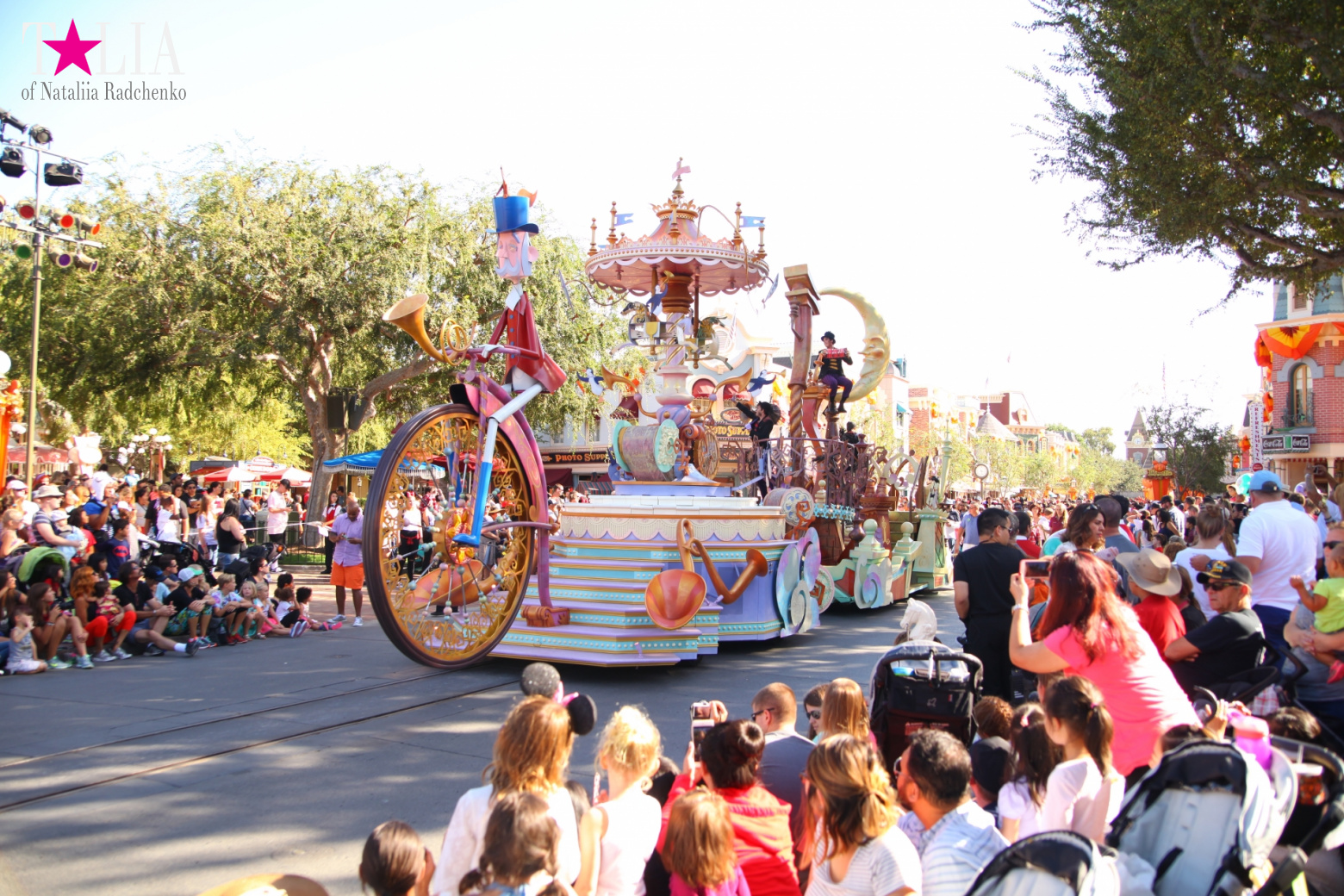Mickey's Parade in Disneyland Park of California (Anaheim, Los Angeles)